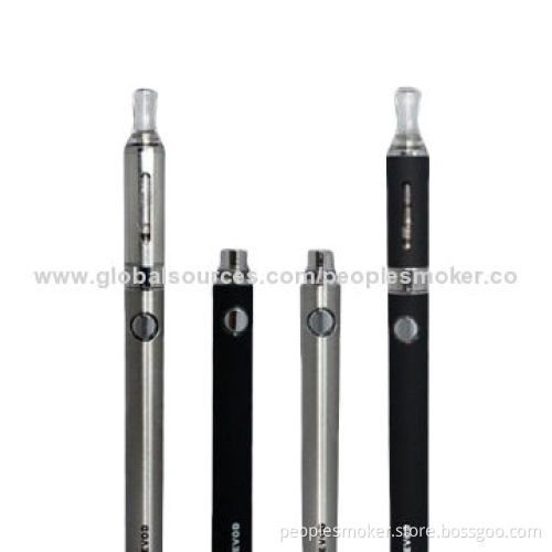 E-cigarettes with 2 x Cartomizers, 1 x USB Charger, 1 x Wall Charger, 1 x Empty Bottle